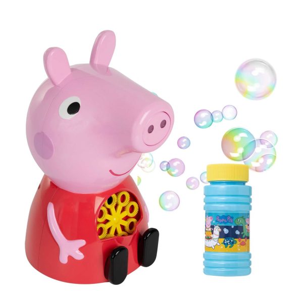 Peppa Pig Bubble Machine | Includes 118ml Solution