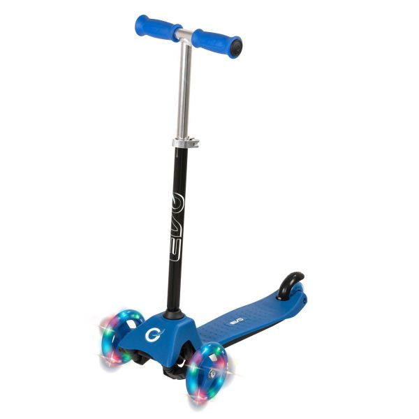 EVO Light Up Mini Cruiser Scooter With Light Up Wheels | Dark Blue