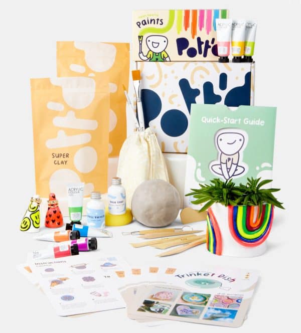 Pott'd™ Home Air-Dry Clay Pottery Kit