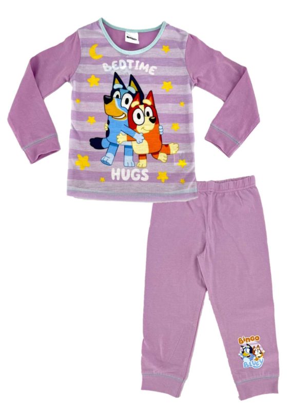 Bluey Girl’s Pyjama Nightwear Set “Bedtime Hugs”