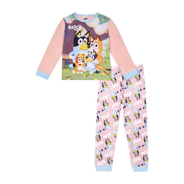 BLUEY Girls Pyjamas, and Bingo PJs, Ages 18 Months to 7 Years Old, Official Merchandise