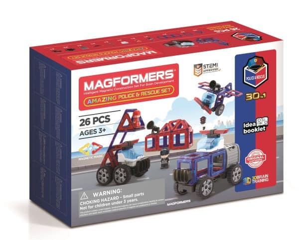 Magformers Amazing Police & Rescue Set