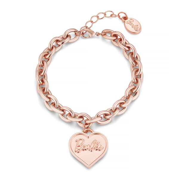 Barbie Chunky Heart Bracelet Rose Gold