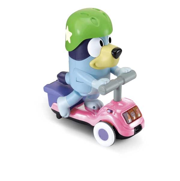 VTech Scooter Time Bluey, Interactive Official Character Toy, Phrases & Sounds from Bluey TV show, Fun Gift for Children Age 3, 4, 5, 6 Years, English Version