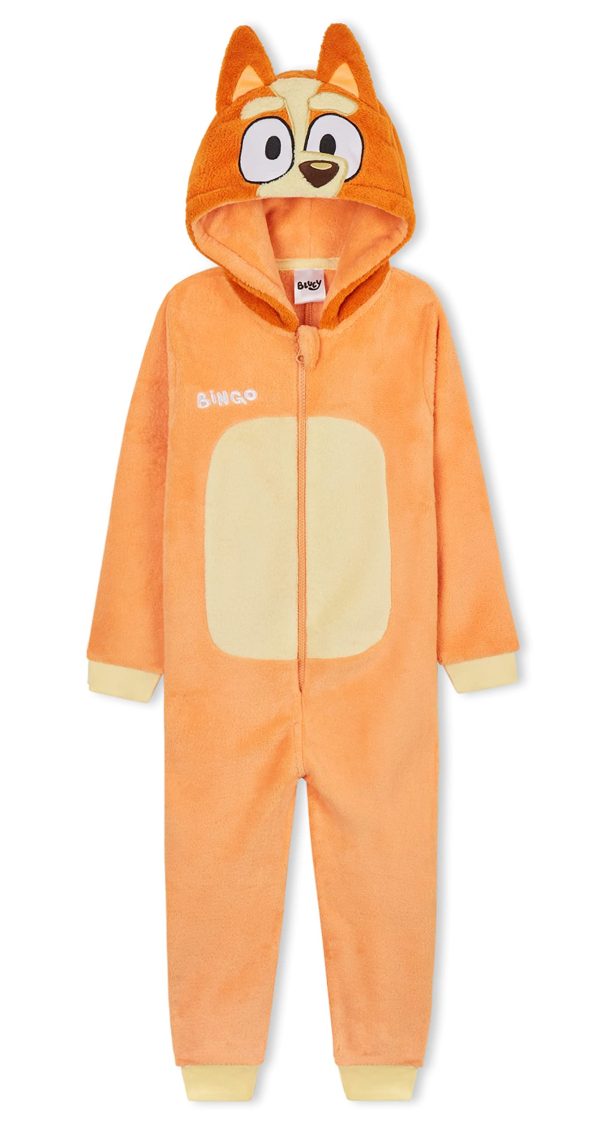 Bluey Fleece Onesies for Kids Boys Girls Pyjamas