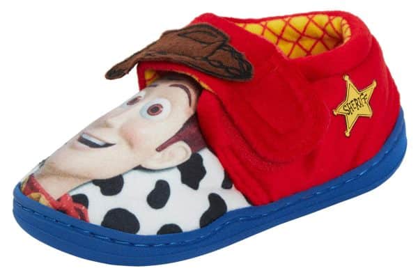 Disney Boys Toy Story Woody Slippers Indoor House Shoes Size