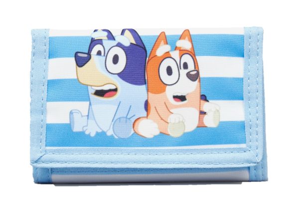 Official Bluey Kids Children Tri-fold Wallet