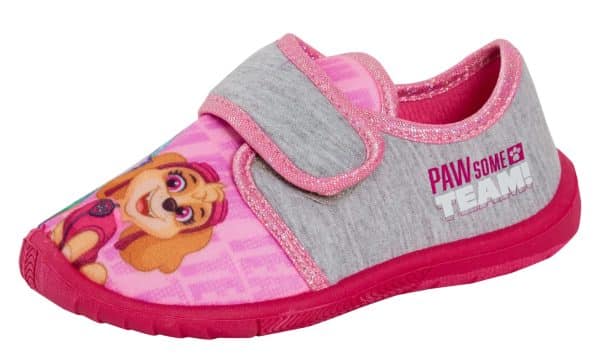 Paw Patrol Girls Slippers Kids Skye Everest Easy Fasten Non Slip Nursery House Indoor Shoes