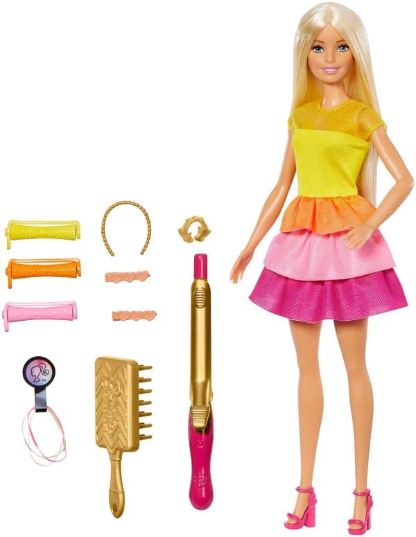 Barbie Ultimate Curls Doll and Playset Blonde Doll