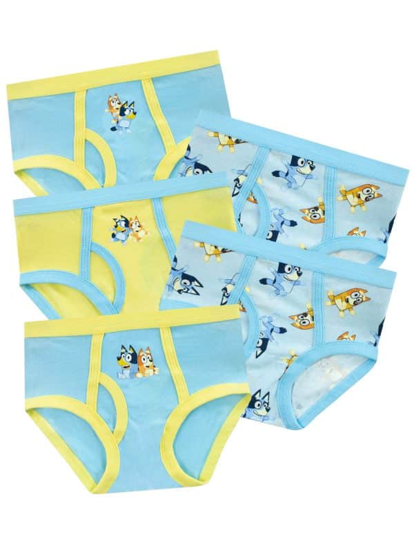 Bluey Underwear Boys Briefs 5 Pack