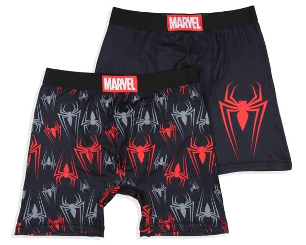 Marvel Mens' 2 Pack Spider-Man Spidey Underwear Briefs Boxershorts