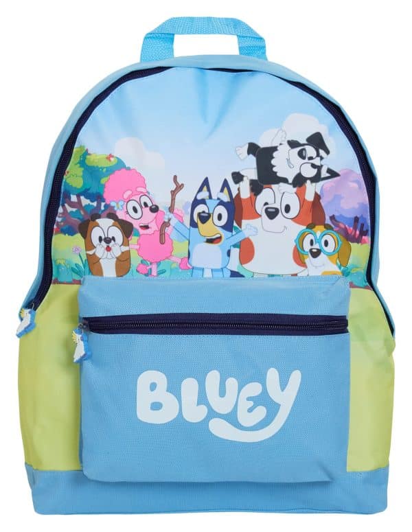 Bluey Backpack For Kids Girls Boys Nursery School Lunch Bag Large Travel Bingo Toy Rucksack