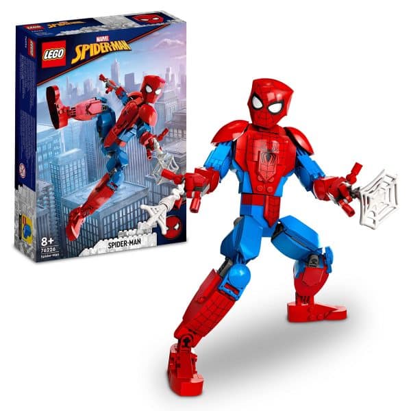 LEGO 76226 Marvel Spider-Man Figure, Fully Articulated Action Toy, Super Hero Movie Set With Web Elements, Collectible Model, Toys Boys And Girls Single