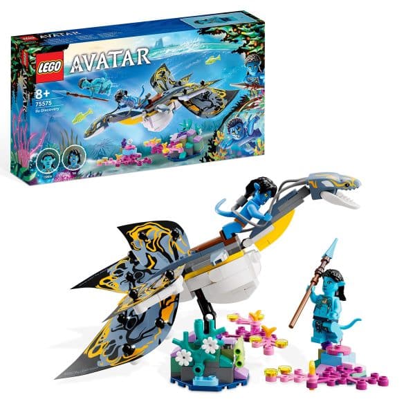 LEGO 75575 Avatar Ilu Discovery The Way of Water Movie Building Toy Ocean Set, Animal-Like Underwater Creature Figure, Collectible Display Idea for Kids and Movie Fans