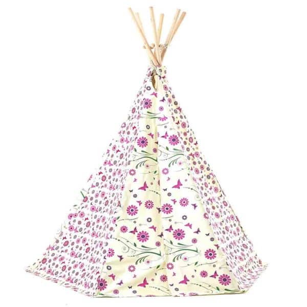 Flower and Butterfly Teepee / without floor mat