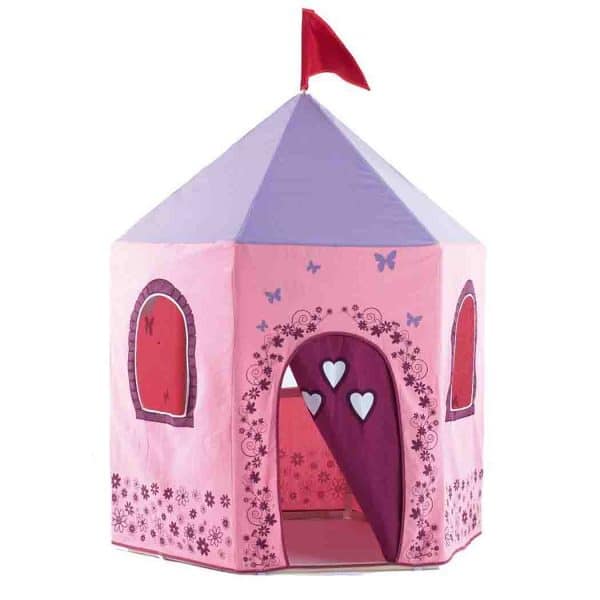 Princess Fairy Castle Play Tent with Pink Cotton Canvas