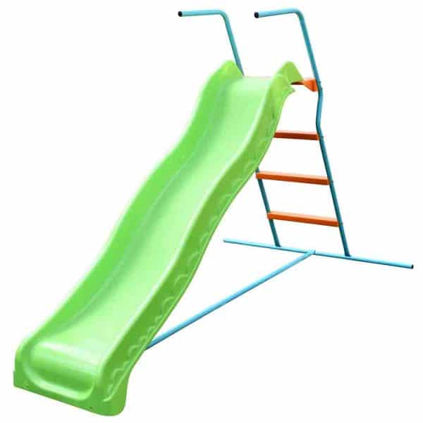 1.85M Green Freestanding Children's Wavy Slide